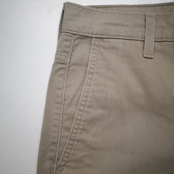 Levi's Men's Size 30/32 Slim Straight Beige Cotton Blend Casual Pants - Picture 9 of 14